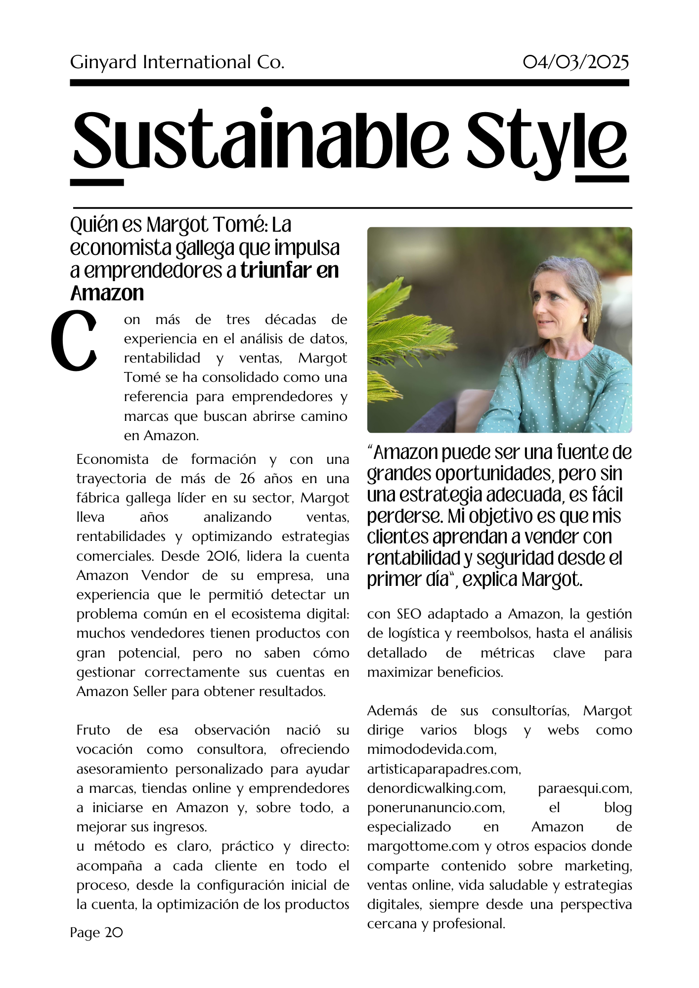 Periódico margot Tomé