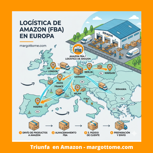 cómo saber a qué almacén de Amazon enviar mercancía FBA