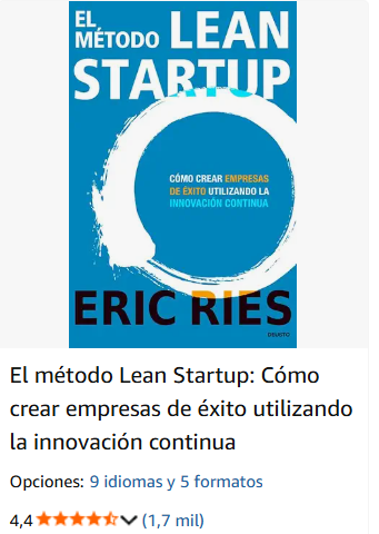 Cómo crear empresas de éxito utilizando la innovación continua Tapa blanda – 1 abril 2013 de Eric Ries (Autor), Javier San Julián (Traductor)